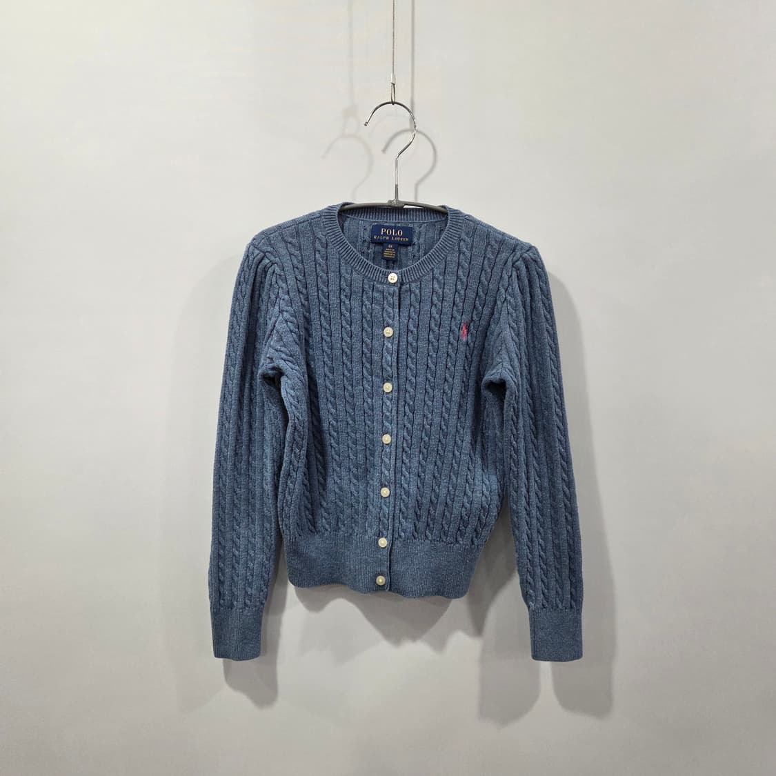 폴로랄프로렌 키즈 케이블 니트 가디건 6X  상품이미지1