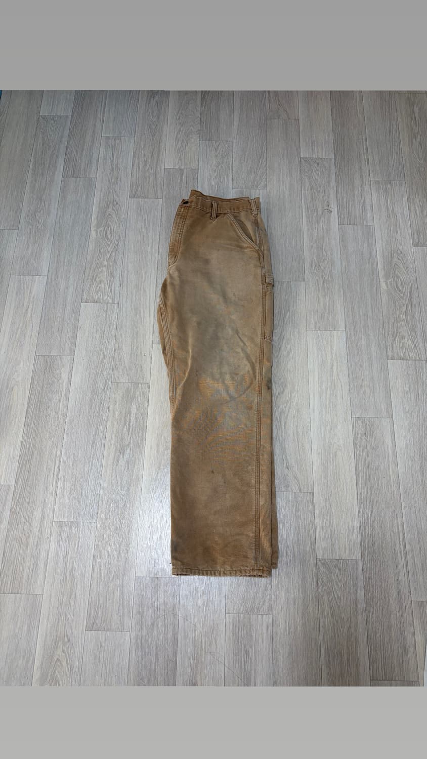 carhartt single knee pant brn 36x32 상품이미지1