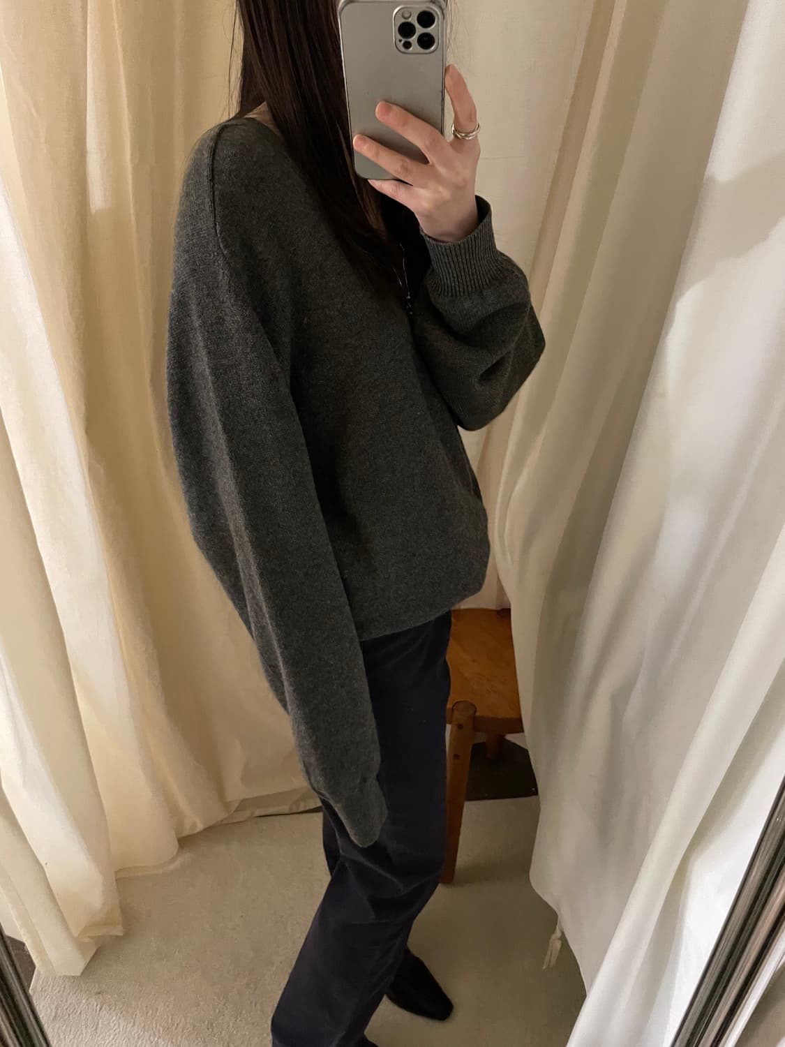 vintage cashmere 100 v-neck knit 상품이미지8