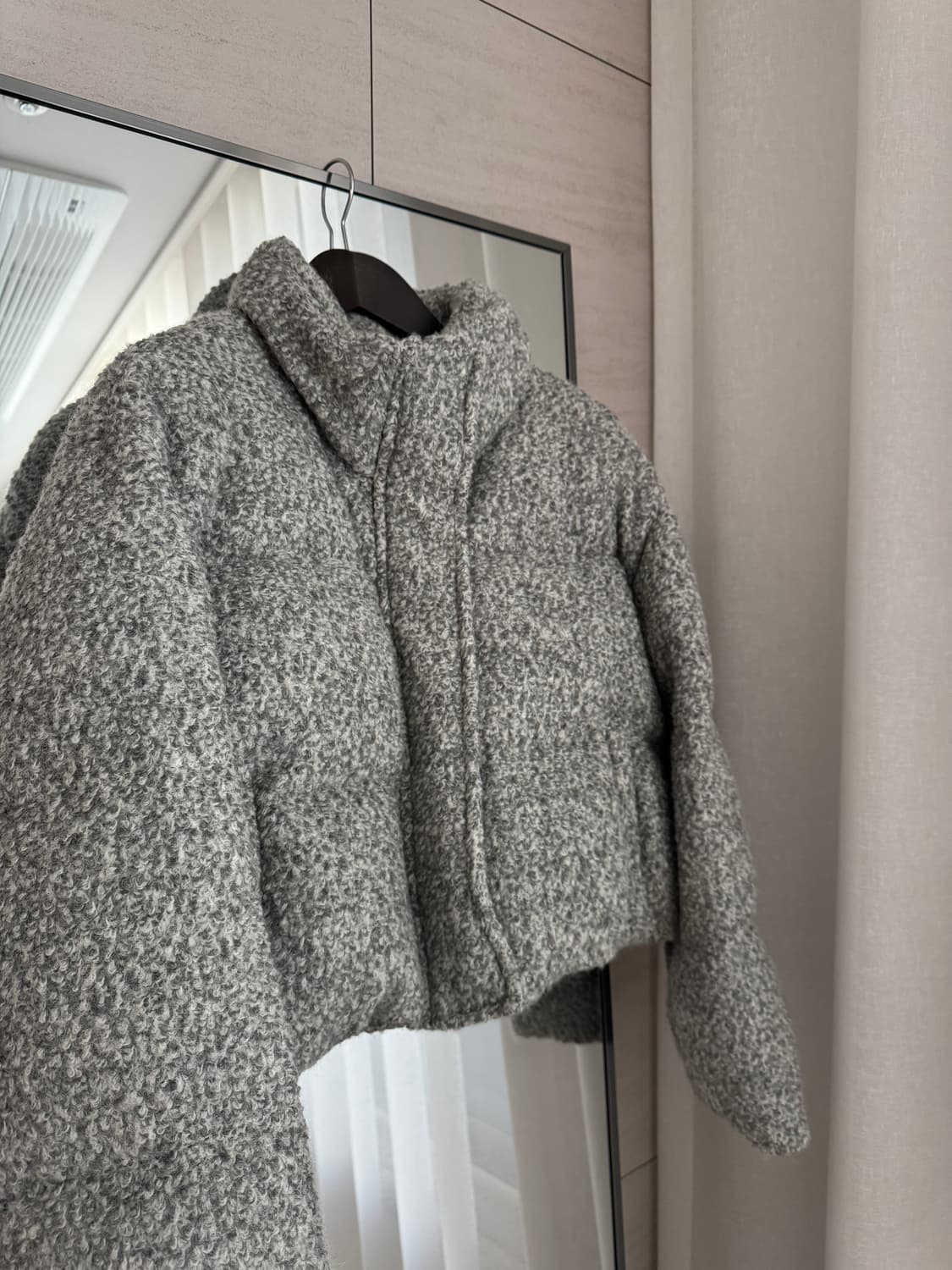 🖤 씨끌로에 부클 크롭 덕다운 패딩 상품이미지6