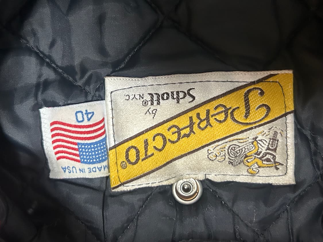 쇼트 퍼펙토 618 가죽자켓 40사이즈 상품이미지9