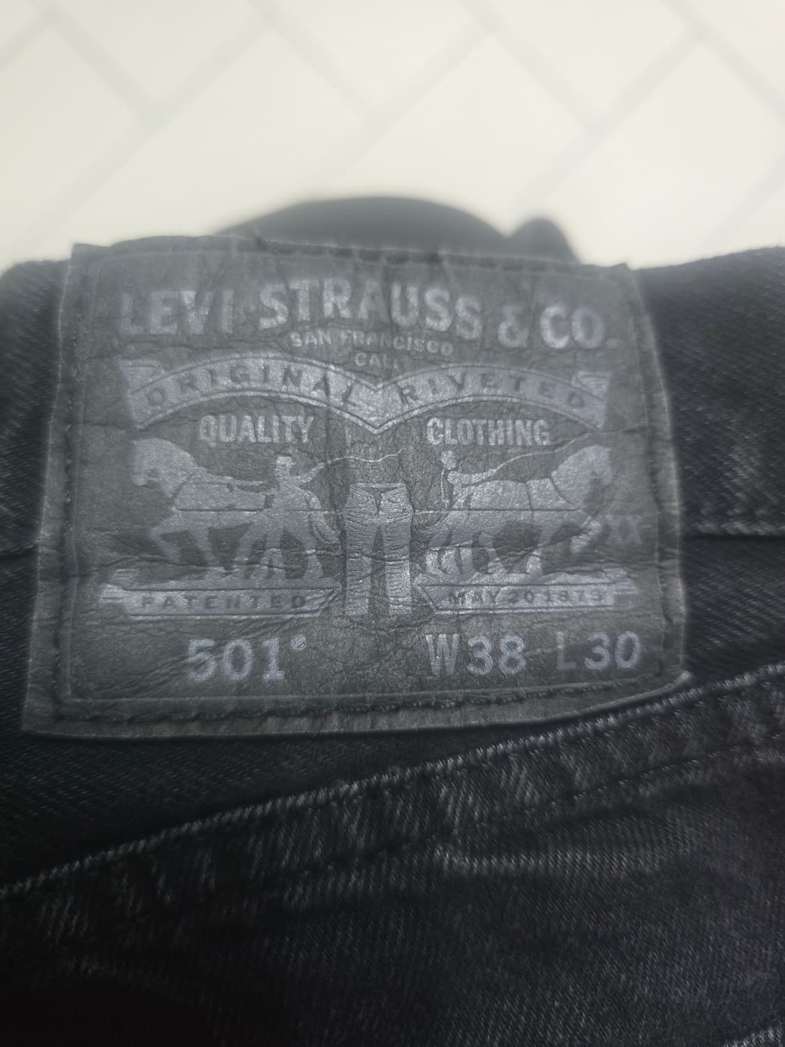 리바이스 501 흑청 상품이미지3