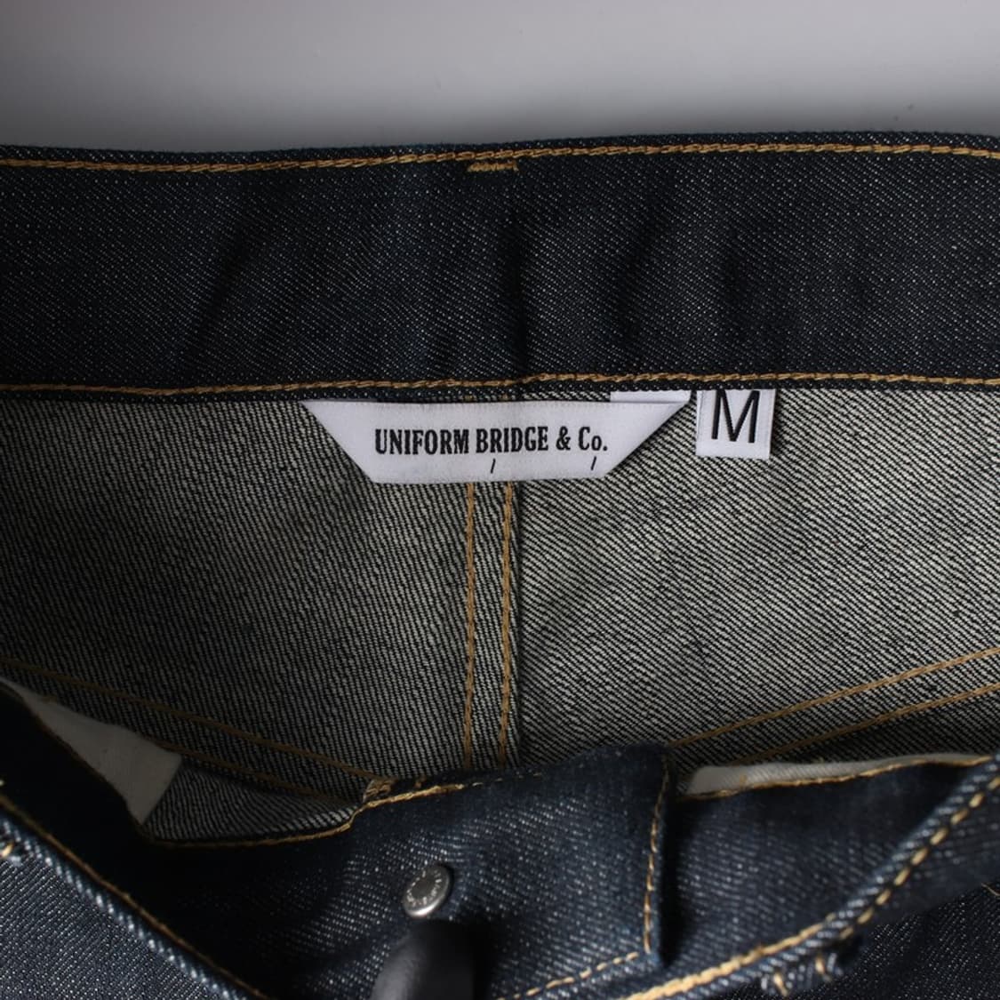 유니폼브릿지 셀비지 데님 팬츠 M 상품이미지6