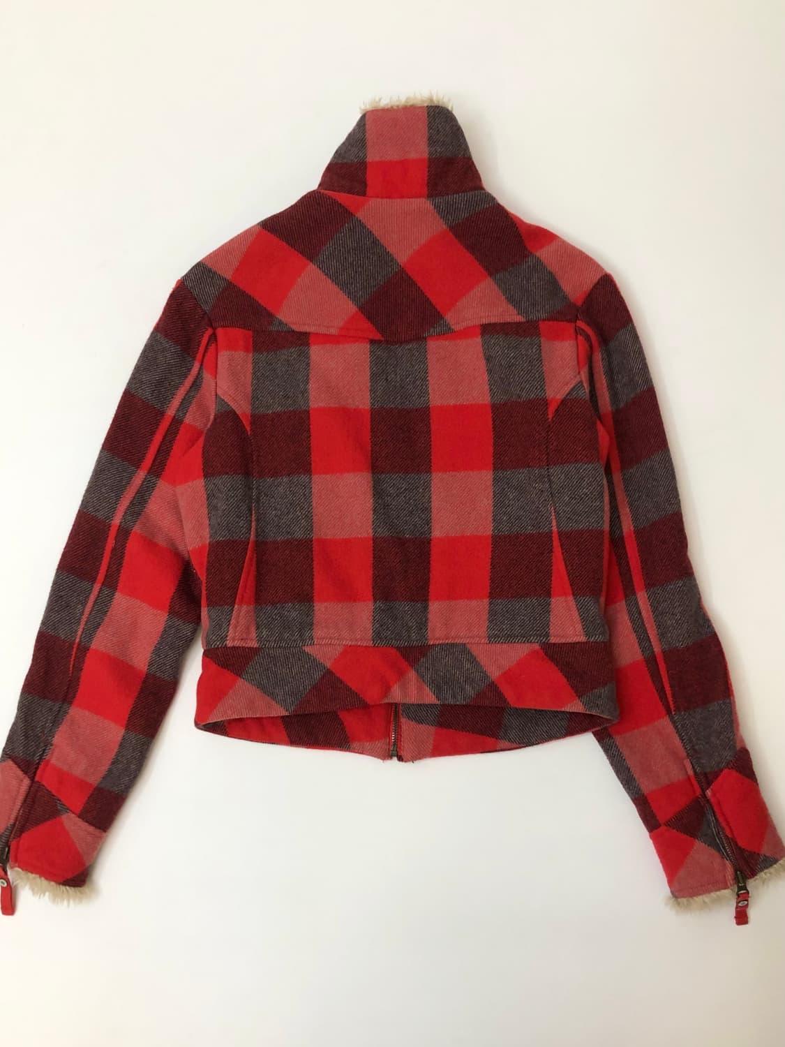 Levi's 리바이스 버팔로 레드 체크 퍼 자켓  상품이미지8