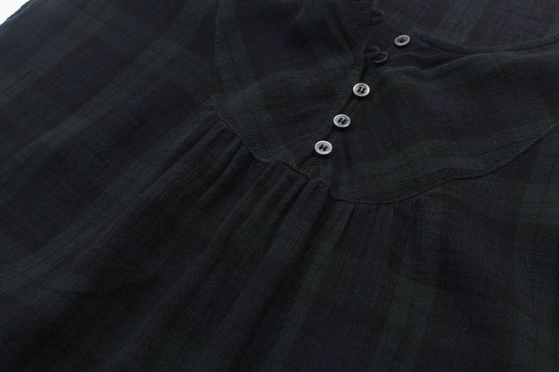 UNKNOWN Black Watch Sleeveless Blouse (J 상품이미지5