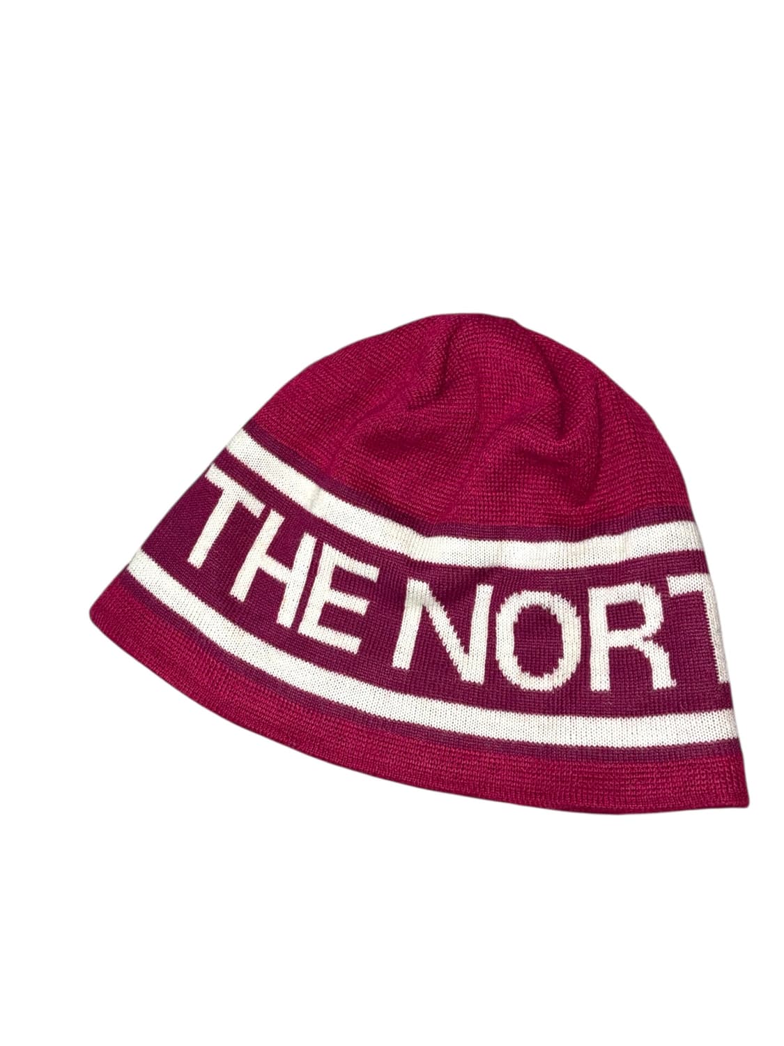 노스페이스 스펠아웃 핑크 니트 비니 상품이미지4