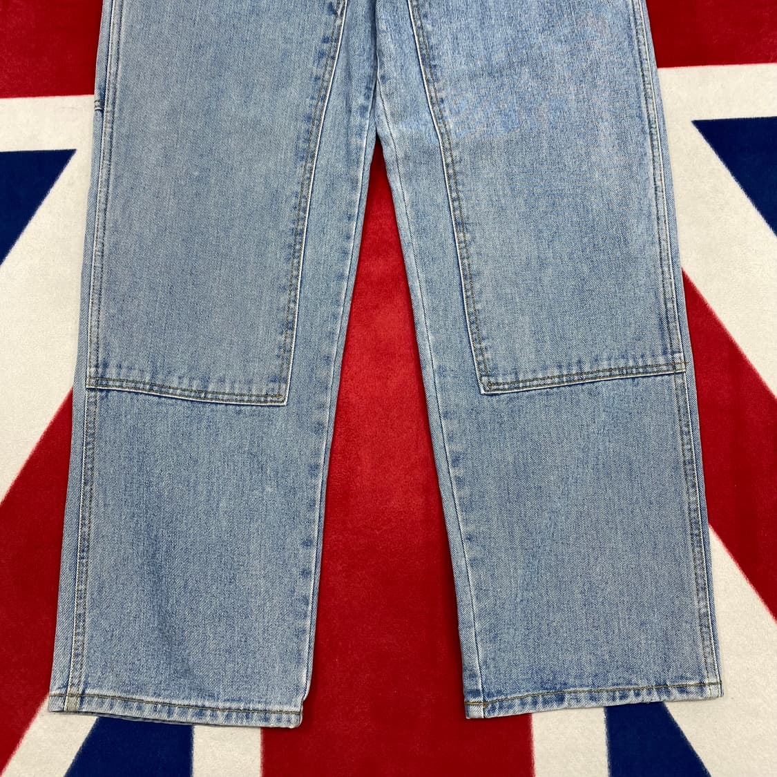 빈티지 더블니 데님팬츠 M 상품이미지3