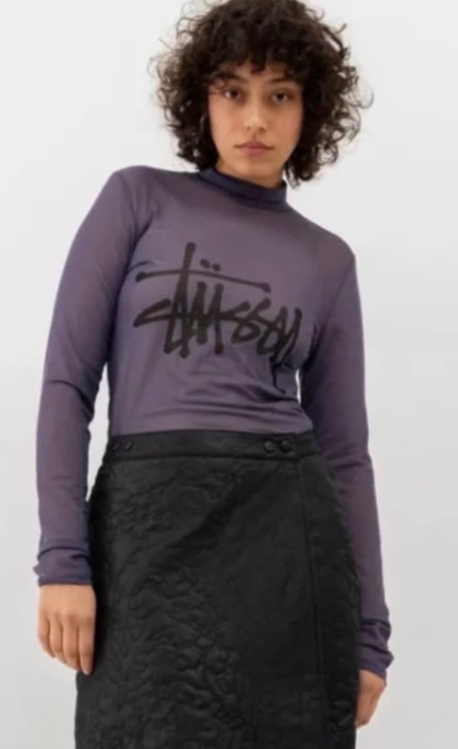 스투시 메쉬 롱슬리브 퍼플  상품이미지1