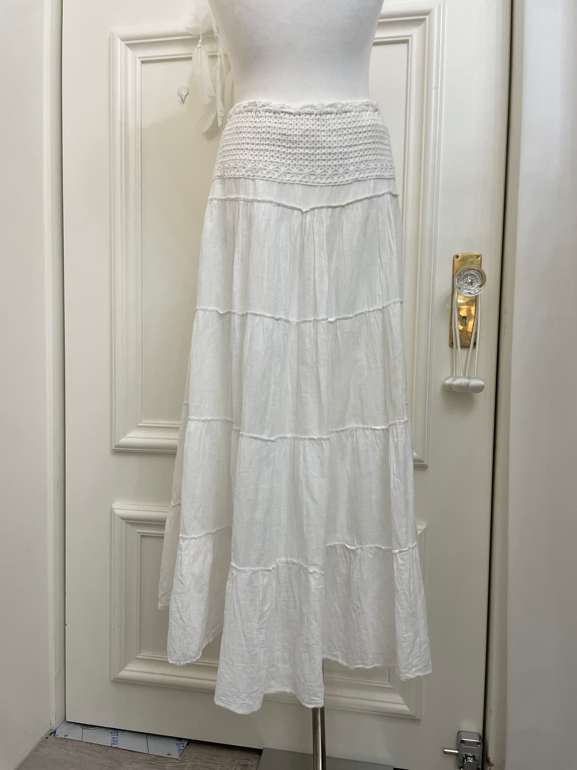 navy&gray ruffle crochet lovely mori set 상품이미지4