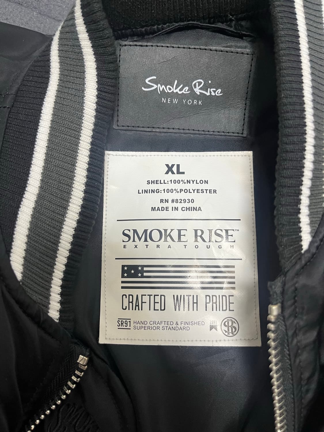 [XL] 스모크라이즈 MA1 마원 봄버 항공점퍼 자켓 상품이미지2