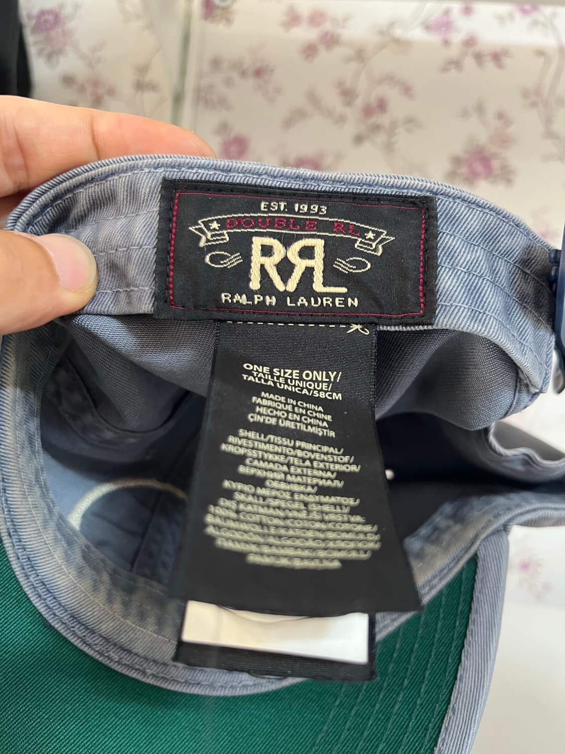 RRL 더블알엘 빈티지 모자 블루 상품이미지5