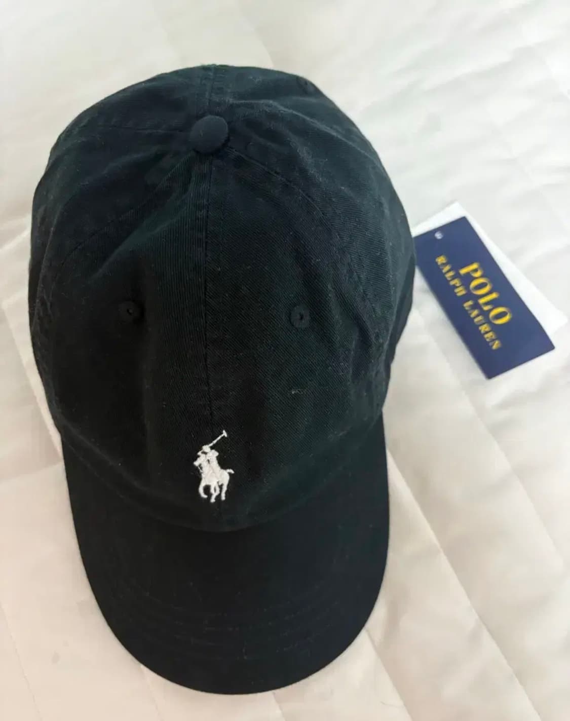 폴로 랄프 로렌 코튼 치노 베이스볼 캡 블랙 상품이미지3