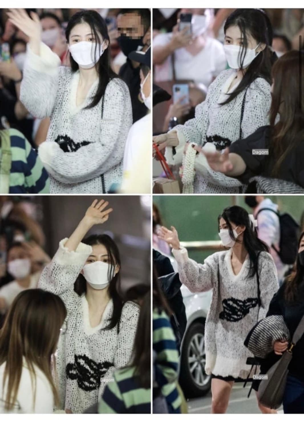 (한소희착용) 더오픈프로덕트(openyy) 새턴 자카드 스웨터 상품이미지5