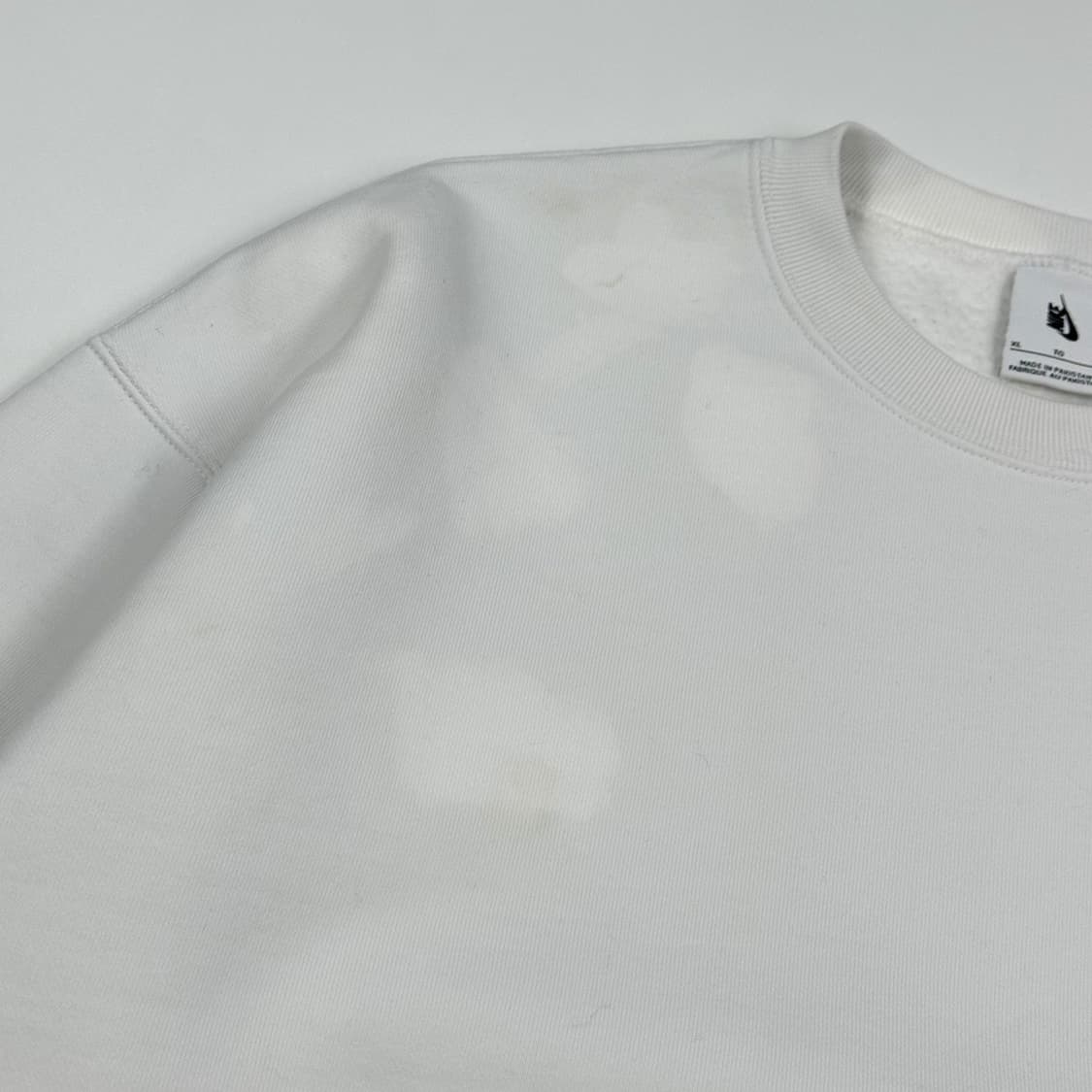 나이키 NRG 타이다이 헤비 코튼 화이트 맨투맨 (XL) 상품이미지3