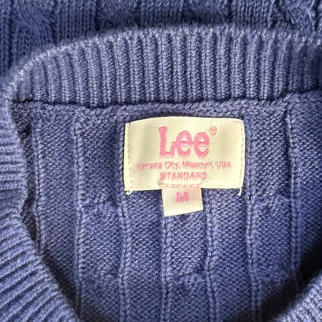 M LEE 반팔 니트 가디건 0223T 상품이미지3