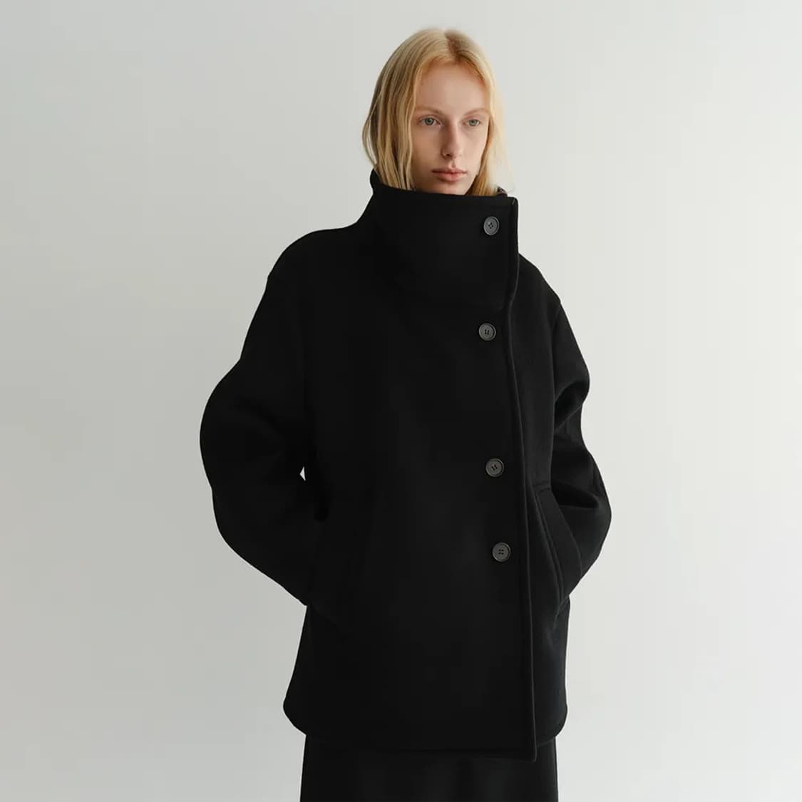 이아 헤이즈 하프 코트  상품이미지7