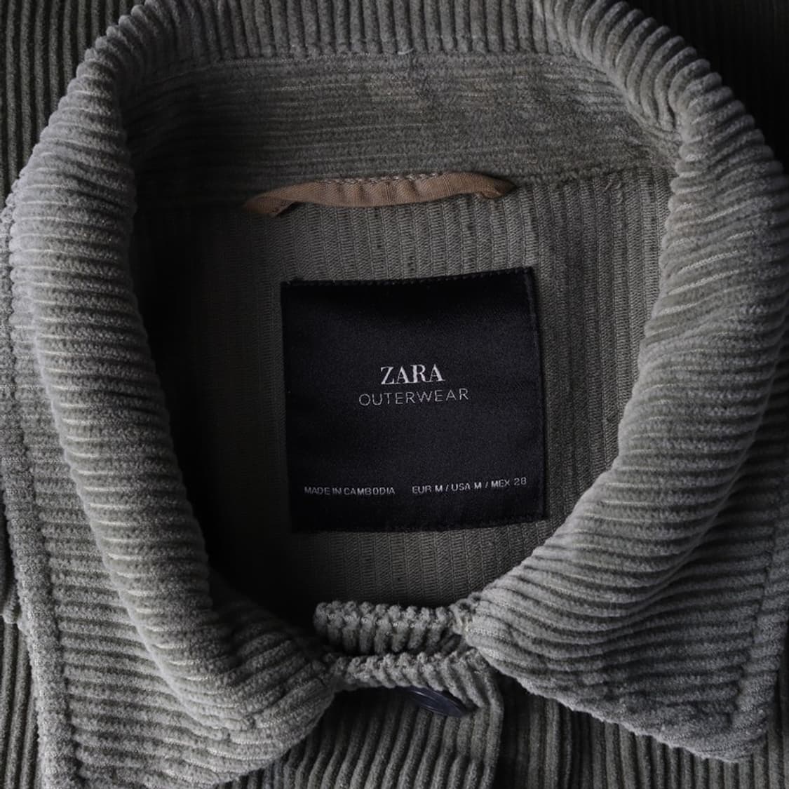 자라 코듀로이 자켓 M 상품이미지5
