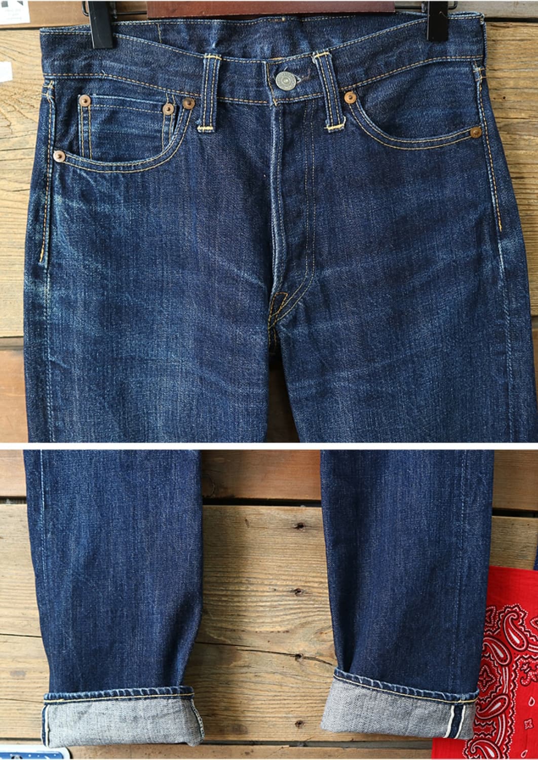 일본판 
리얼맥코이 조이맥코이 906 셀비지 데님 우먼 25 상품이미지3