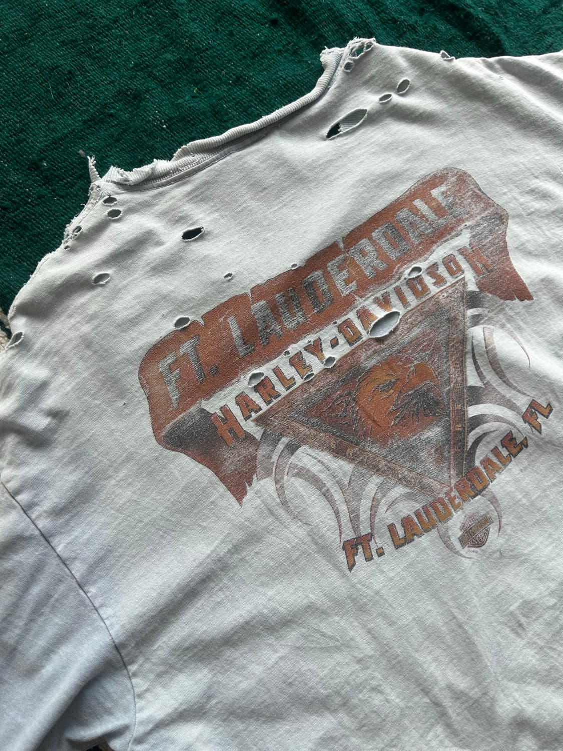 00’s Harley davidson destroyed Tee 상품이미지7