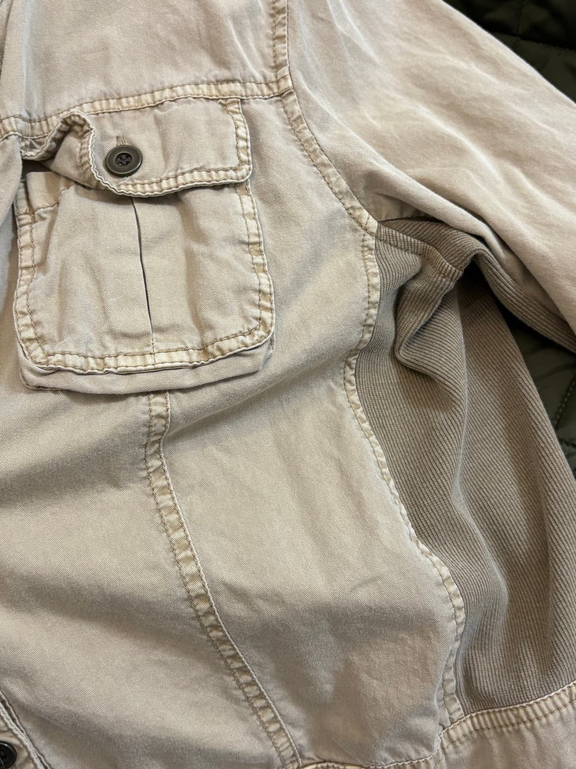 빈티지 베이지 사파리 자켓 상품이미지4