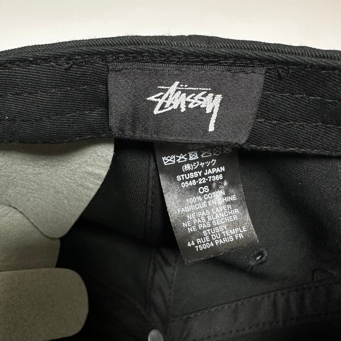 스투시 베이직 스탁 로우 프로 캡 블랙 상품이미지4