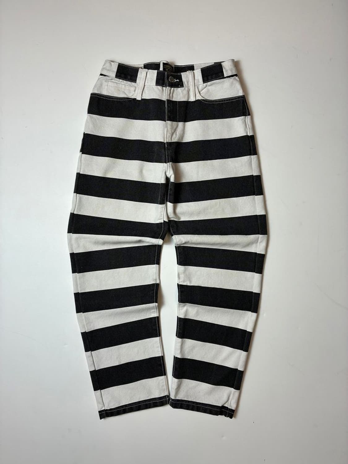 OKONKWO 16온스 캔버스 스트라이프 팬츠 PN9321 상품이미지1