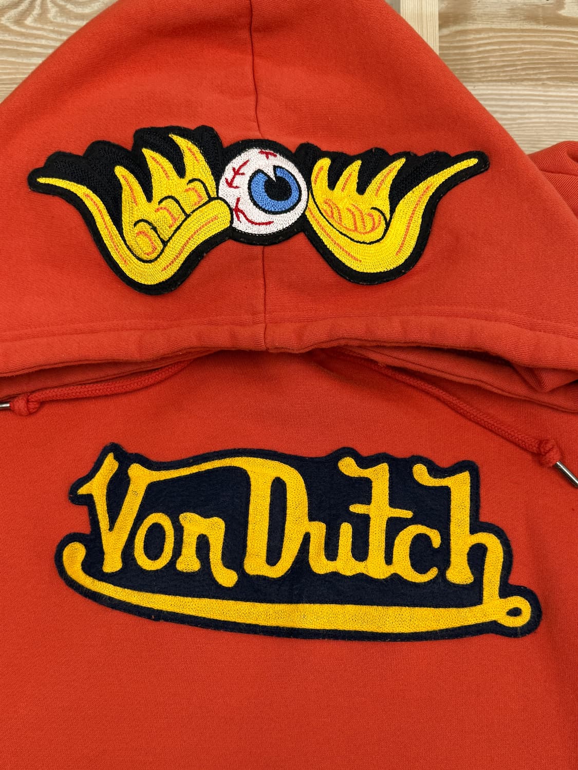 본더치 2000s Y2K 플라잉 아이볼 로고 후드티 상품이미지6