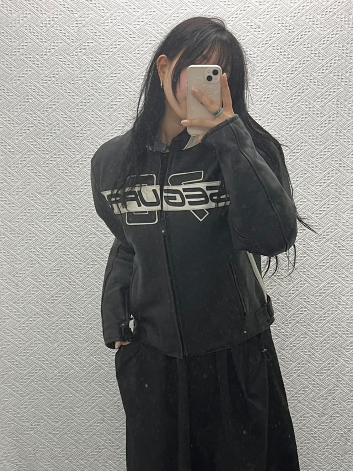 SEGURA 올드스쿨 모터사이클 소가죽 바이커 자켓 2XL C06526 상품이미지1