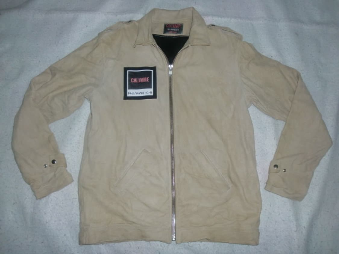 CALVAIRE 스웨이드 사파리자켓 상품이미지1