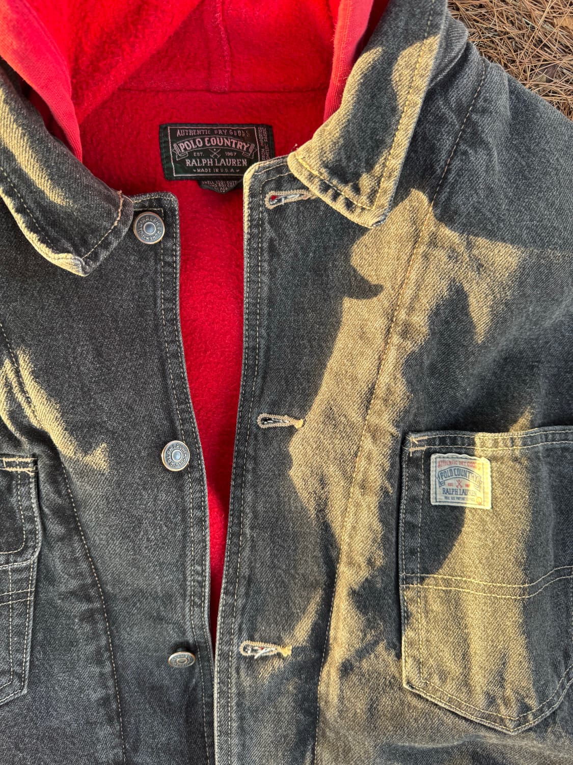 90s 폴로 컨트리 후드 자켓  상품이미지2