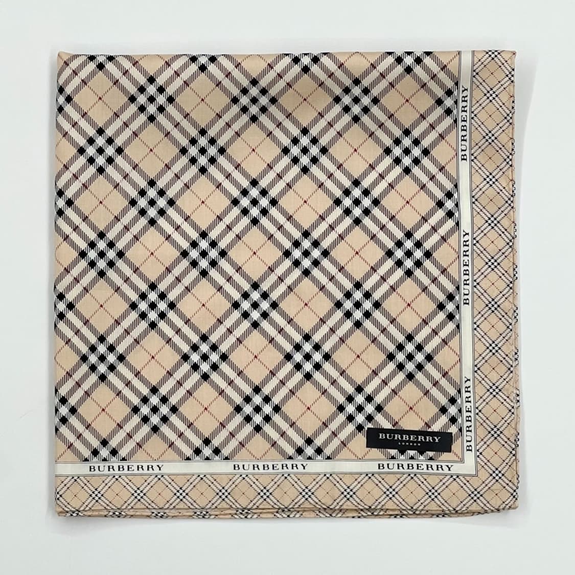 (새상품) burberry/ 버버리 쁘띠스카프 손수건 상품이미지6