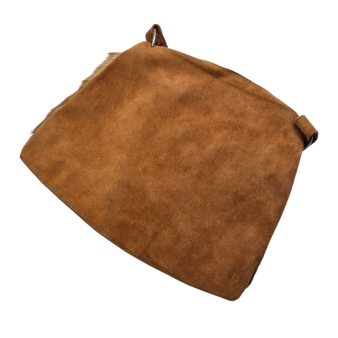 70s 핸드메이드 리얼 송치 스웨이드 숄더백 상품이미지4