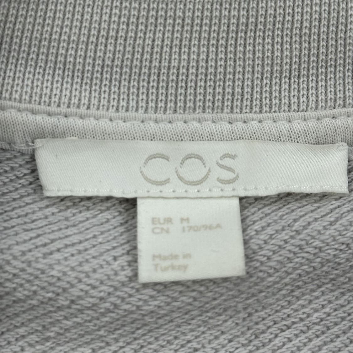 코스 cos 라이트 그레이 크루넥 맨투맨 (XL) 상품이미지4