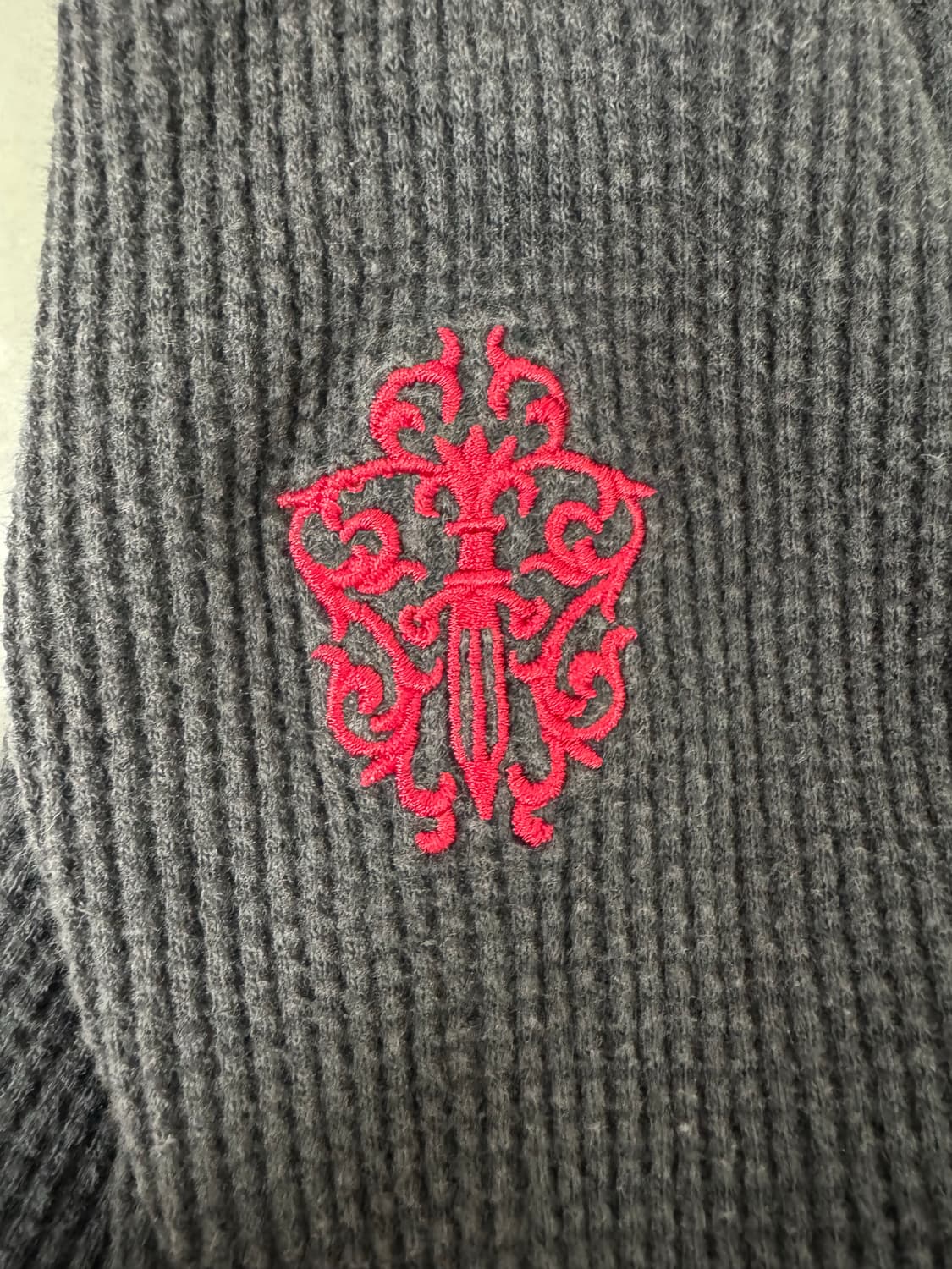 빈티지 크롬하츠 FuckYou 써멀 롱슬리브 상품이미지4