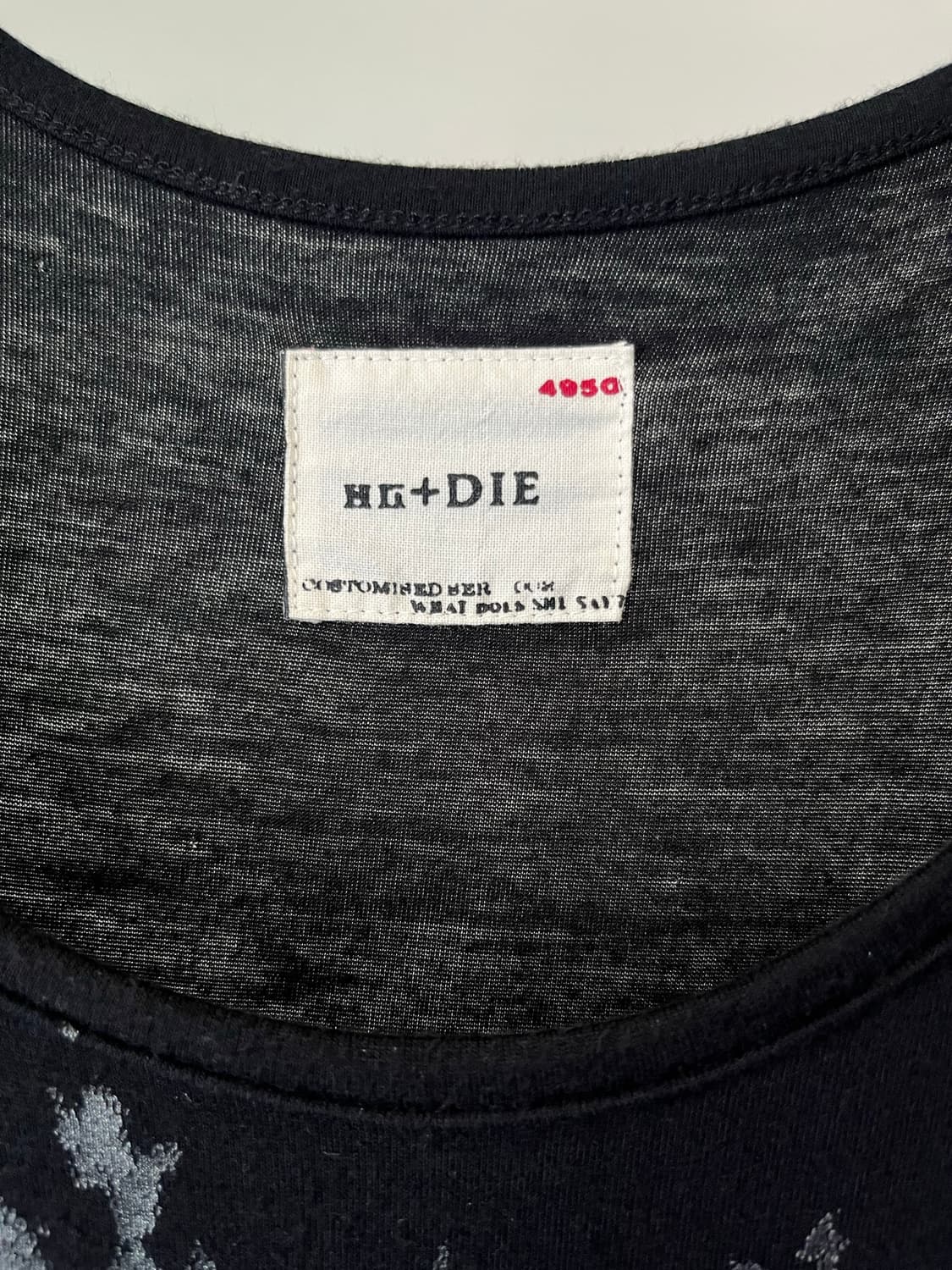 HN+DIE Lamé Coated Rayon Drape Cutsew 상품이미지9