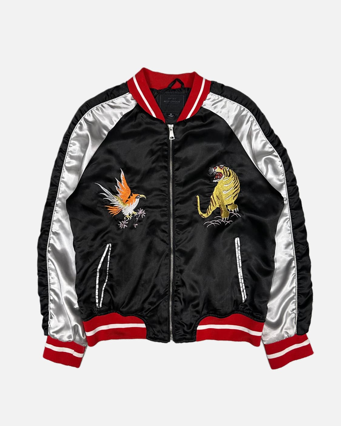 tiger bird embroidery sukajan 상품이미지2