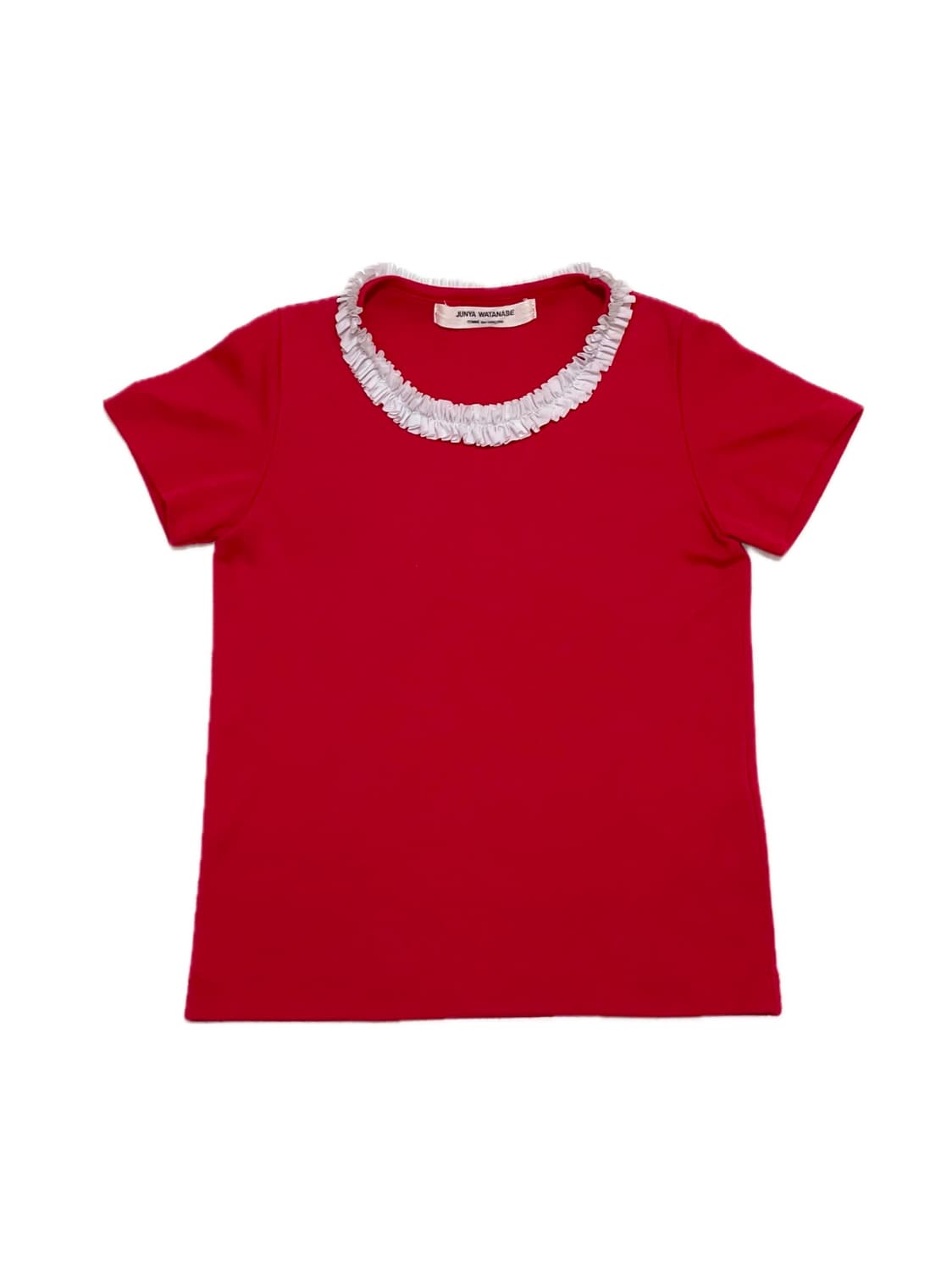 Comme des garcons frill red t shirts 상품이미지1