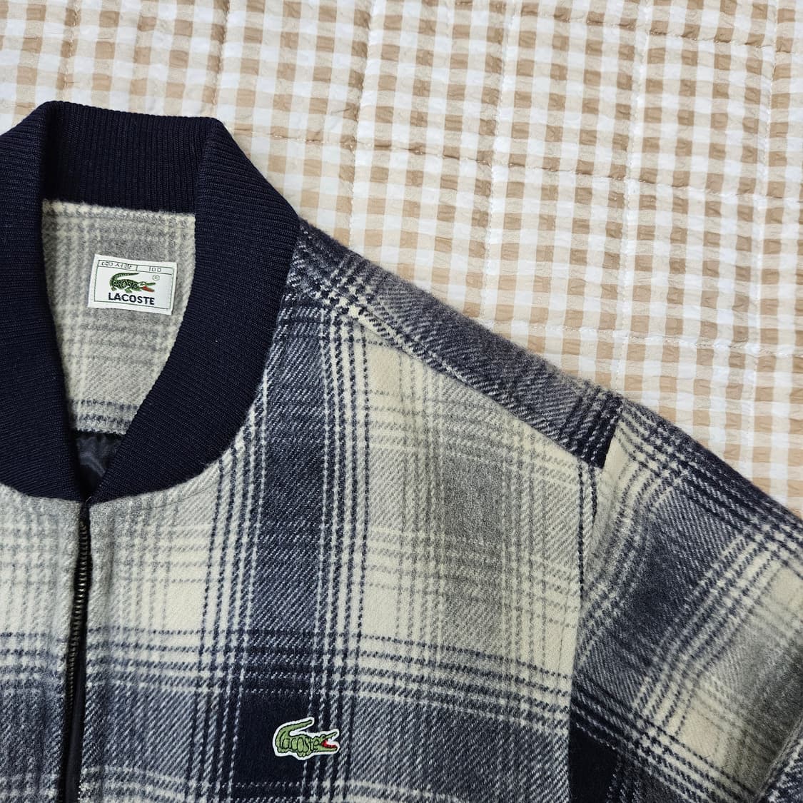 라코스테 울100 집업점퍼 남자100 상품이미지3