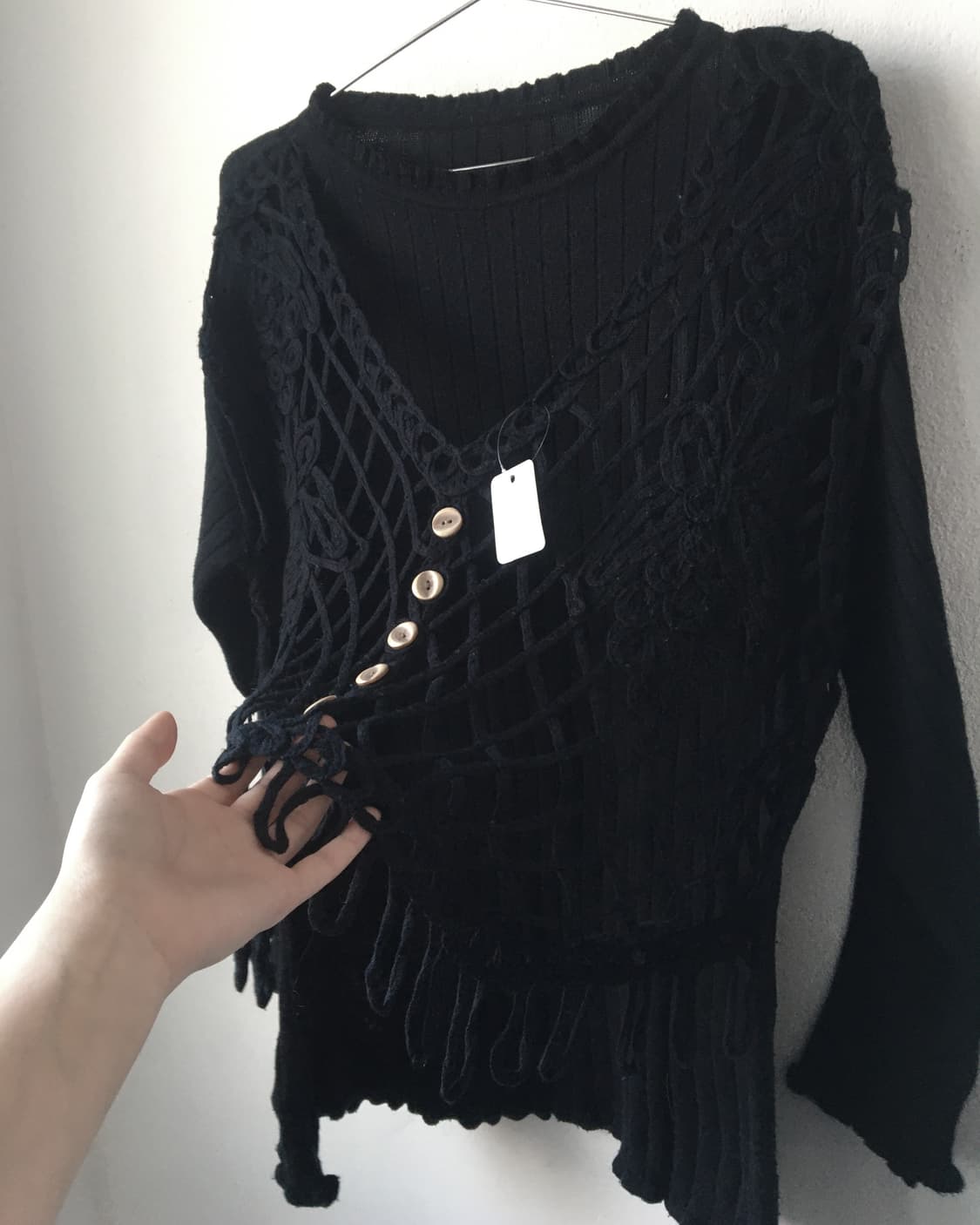 Crochet layered knit 상품이미지3