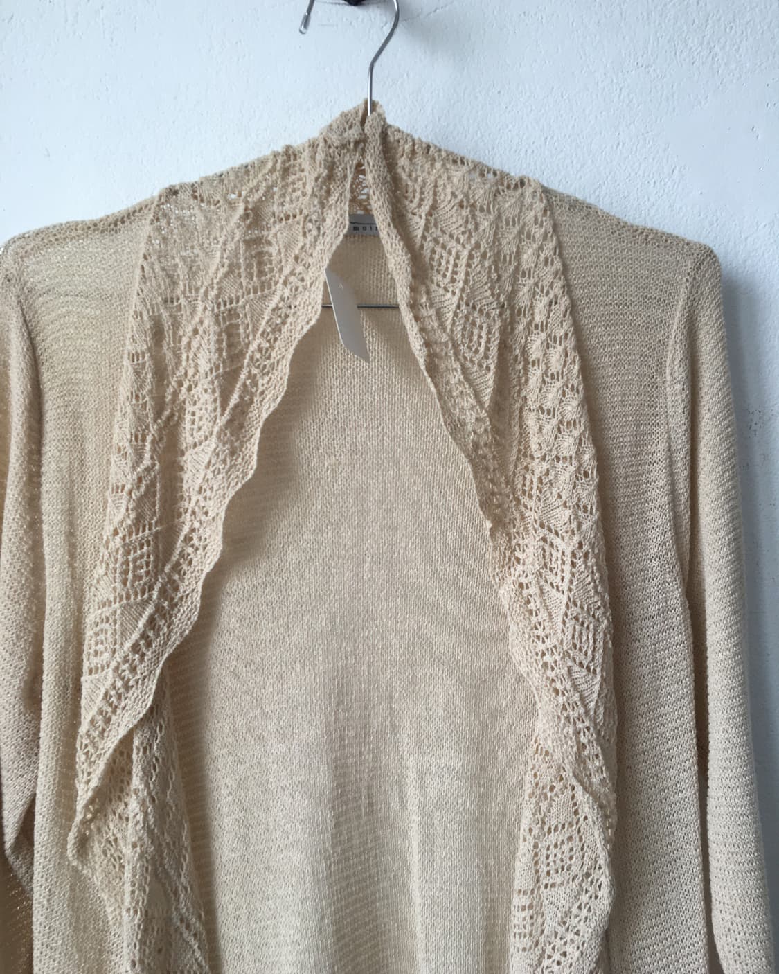 punching drape point open cardigan 상품이미지4