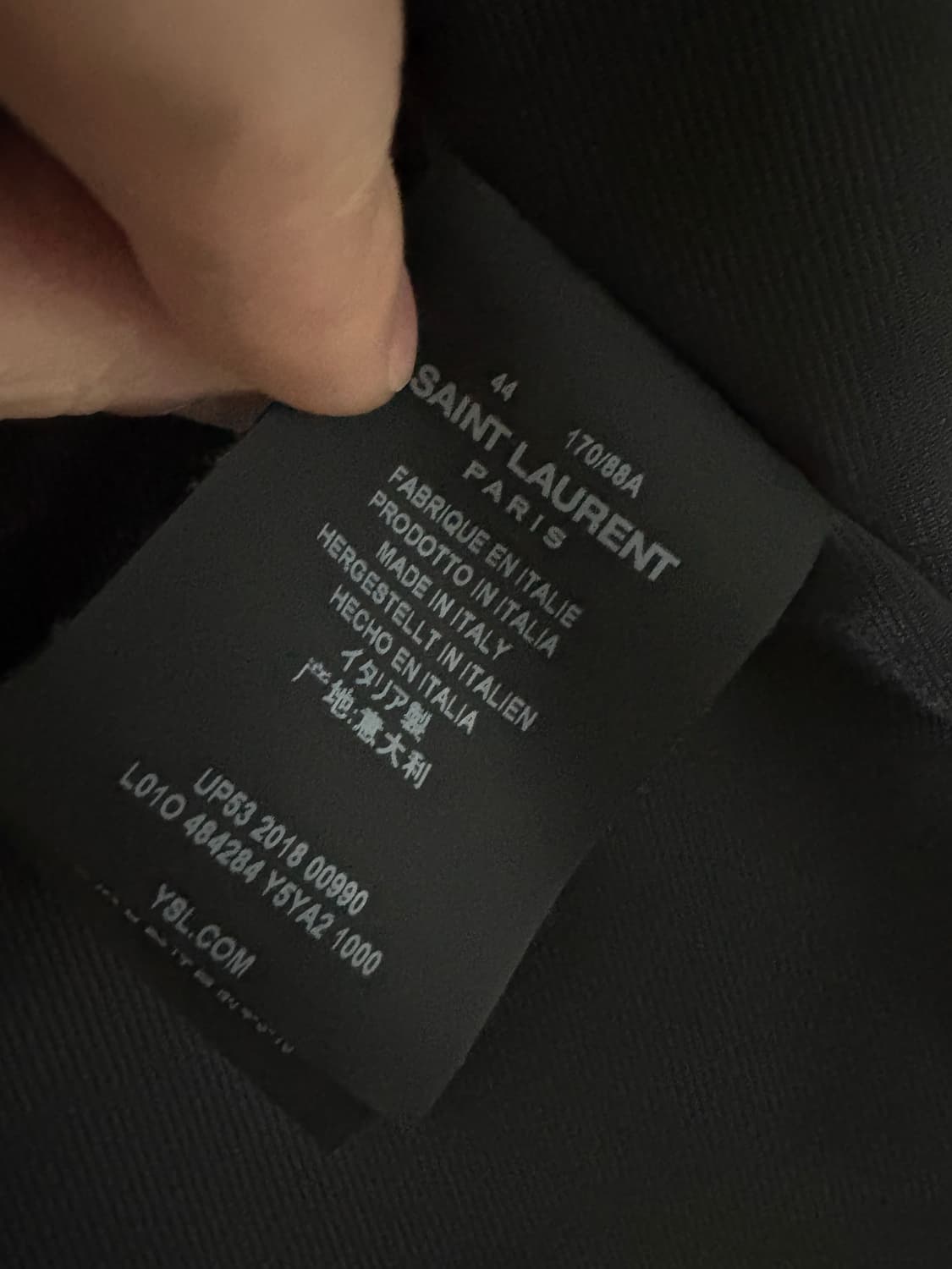 [44] 생로랑 L01 램스킨 라이더 자켓 상품이미지3