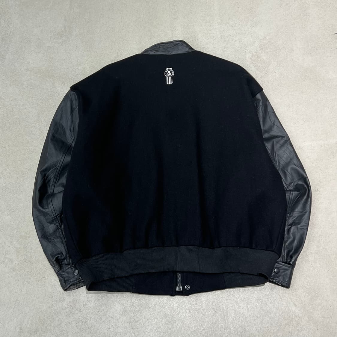 미드웨스트 레더소매 바시티자켓 s10240 상품이미지2