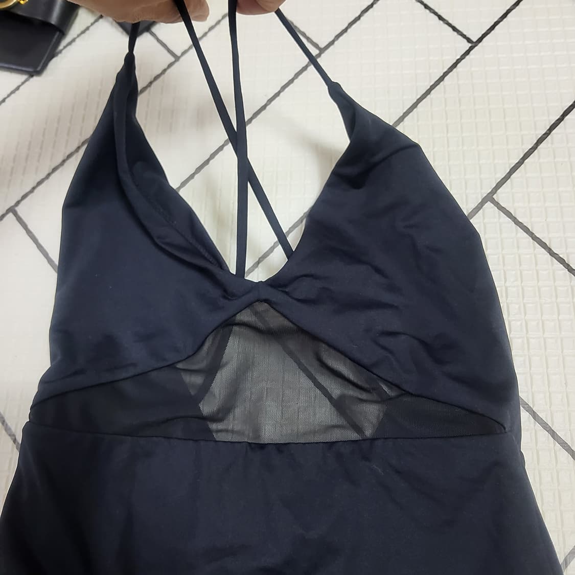 새상품 자라 ZARA 블랙 스윔수트 XS 원피스 수영복 모노키니 상품이미지5