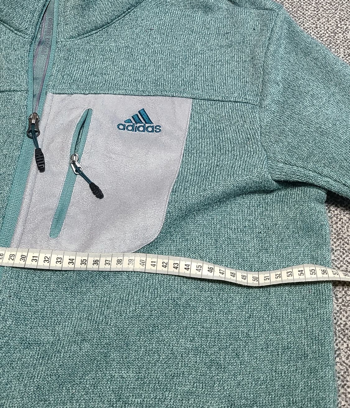 아디다스  멜란지 플리스 자켓  XXL  110 상품이미지3