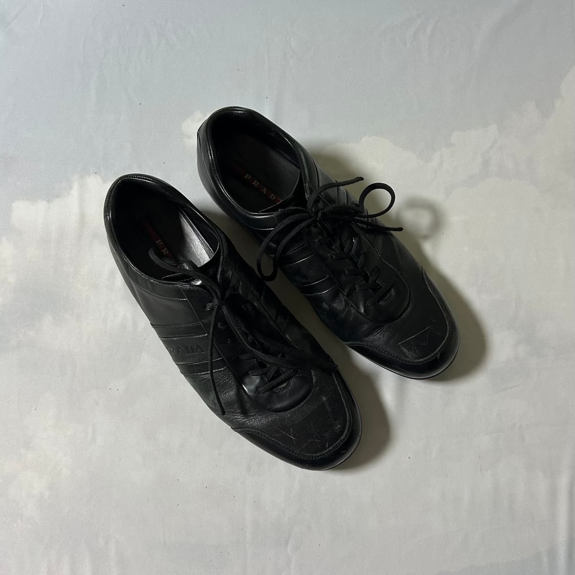 Prada sports leather sneakers 상품이미지2