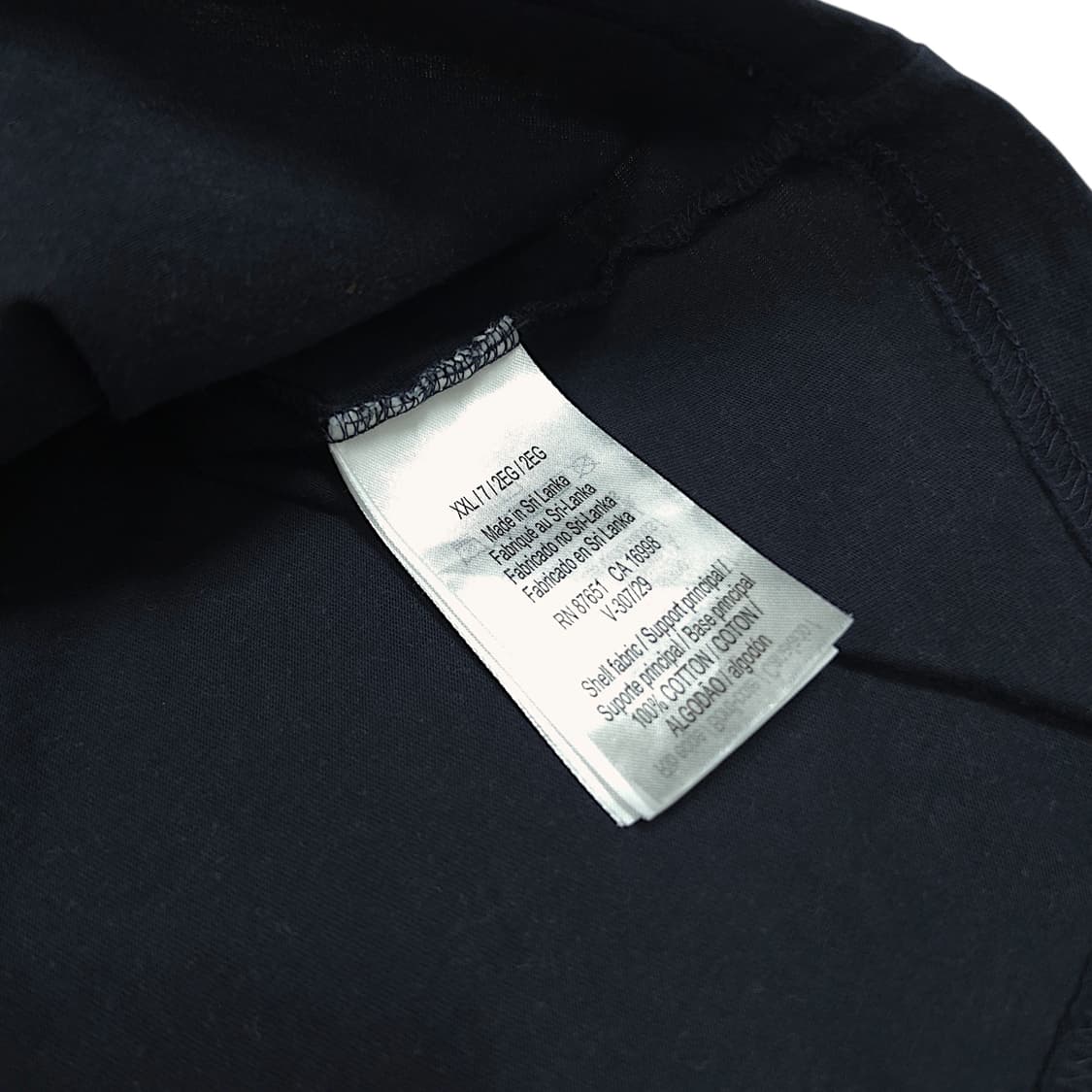 [2XL] 라코스테 블랙 그래픽 &퍼프 뱃지 매치 반팔티셔츠 상품이미지8