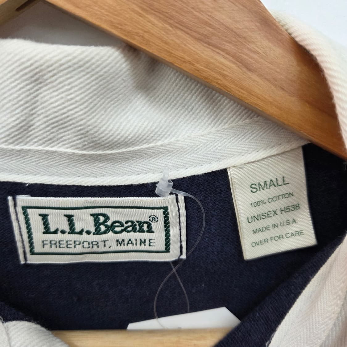 엘엘빈 스트라이프 긴팔 럭비티셔츠 남s 상품이미지4