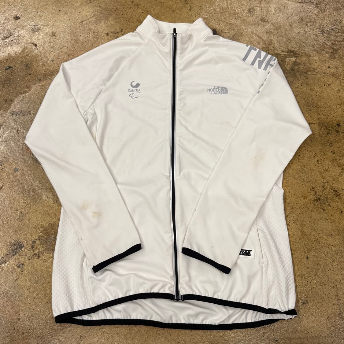 [정품/95,L] 노스페이스 패럴림픽 국대 자켓 화이트 b8 상품이미지2