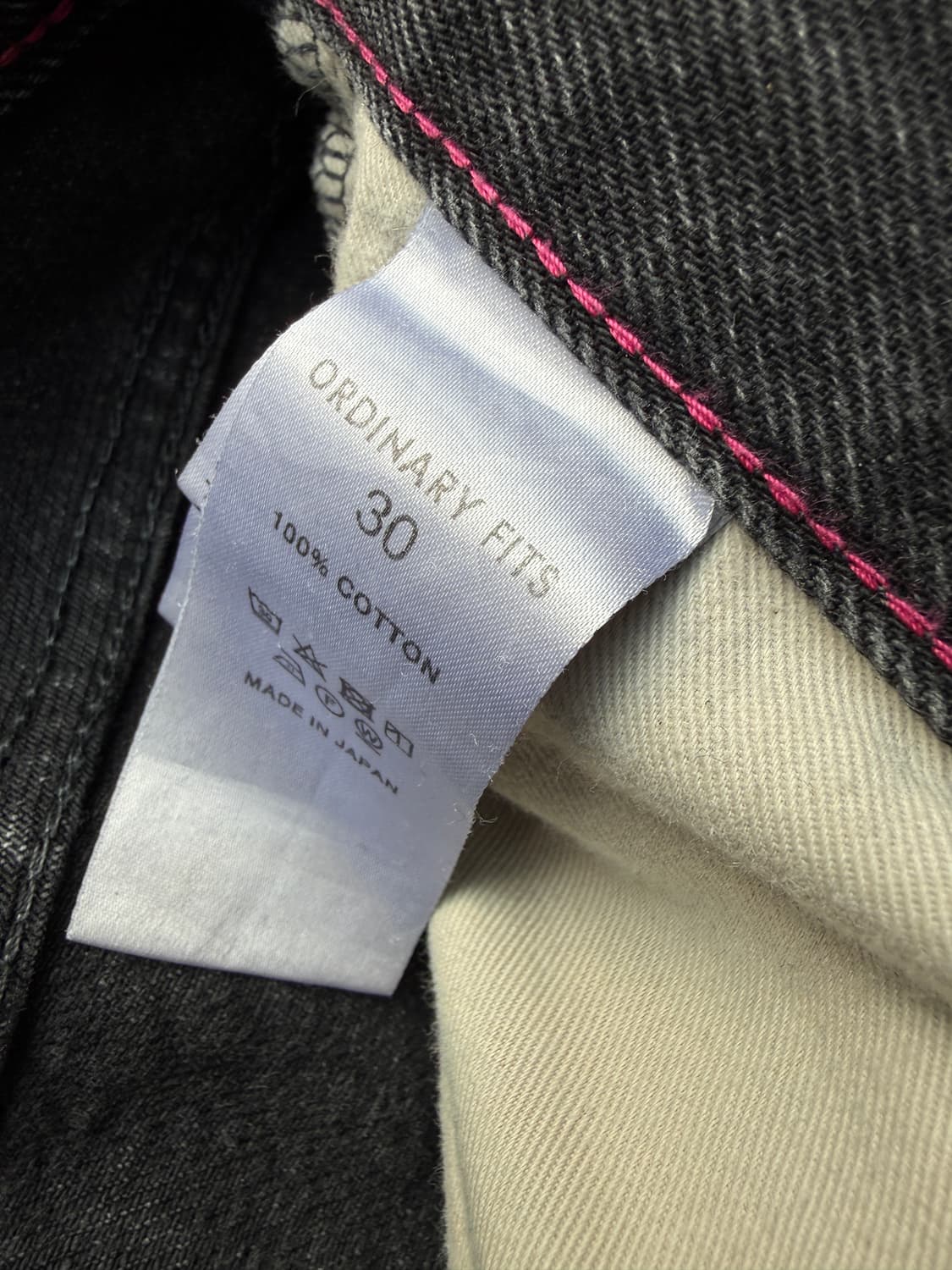 오디너리 핏츠 블랙 데님팬츠 30in(-32in) 상품이미지9