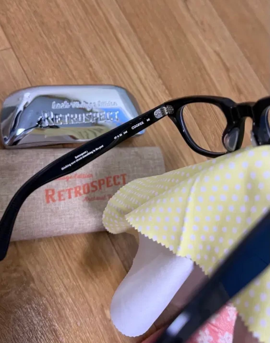 래쉬 쿠퍼 BK 블랙 뿔테 안경 상품이미지4